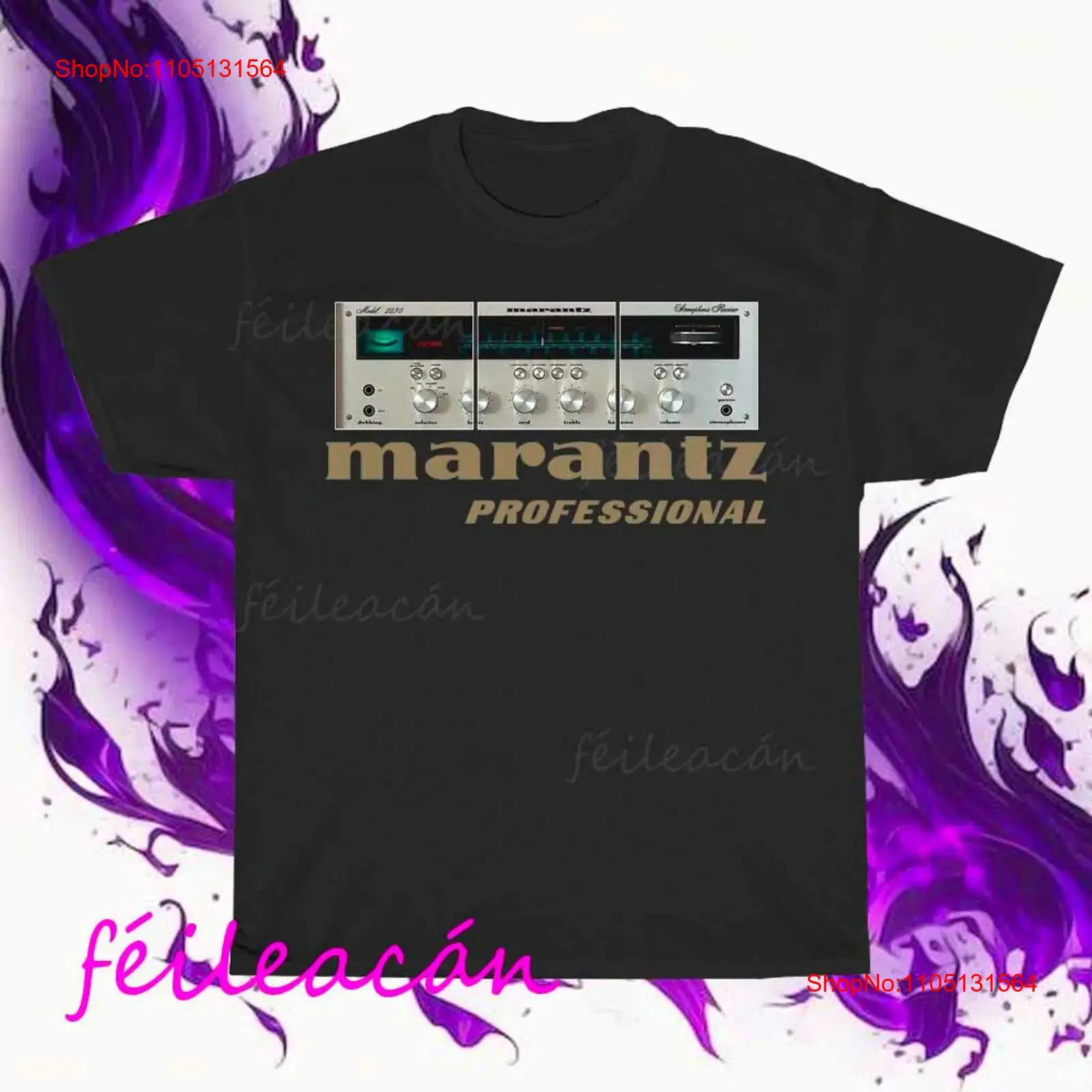 Streetwear Brand Tees - 새로운 마란츠 앰프 로고 아메리칸 티셔츠