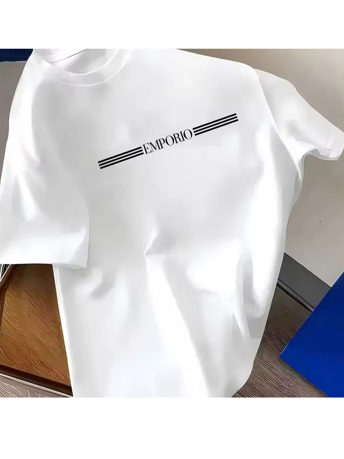 남성용 럭셔리 브랜드 레터 프린트 티셔츠, 100% 순 - Streetwear Brand Tees 리뷰 및 가격